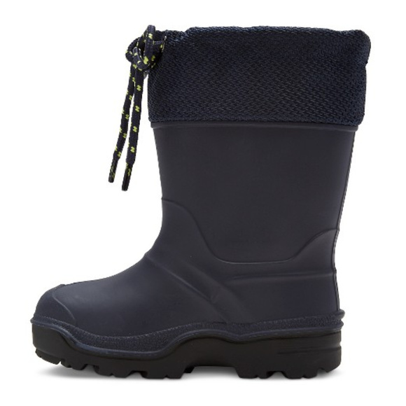 navy snow boots